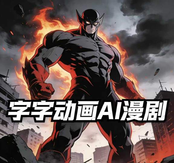 字字动画AI漫剧2026年第1期系统课程，小白看完就能学会实操的漫剧课，单人月收1-3W力繁信息站-闲云创业网-老谢轻创网-中创网-福缘网-冒泡网-资源之家-魔方项目库力繁信息站