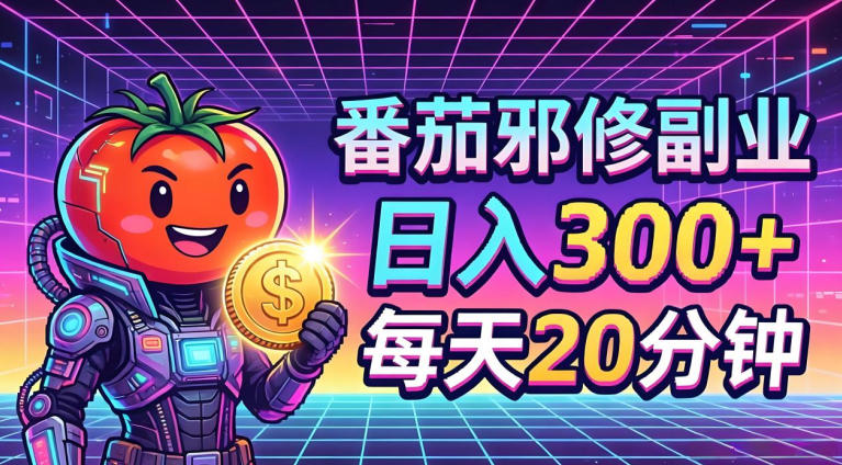 番茄小说撸金，日入300+，每天20分钟！五一必看，独家项目，副业小白友好，超级简单【揭秘】力繁信息站-闲云创业网-老谢轻创网-中创网-福缘网-冒泡网-资源之家-魔方项目库力繁信息站