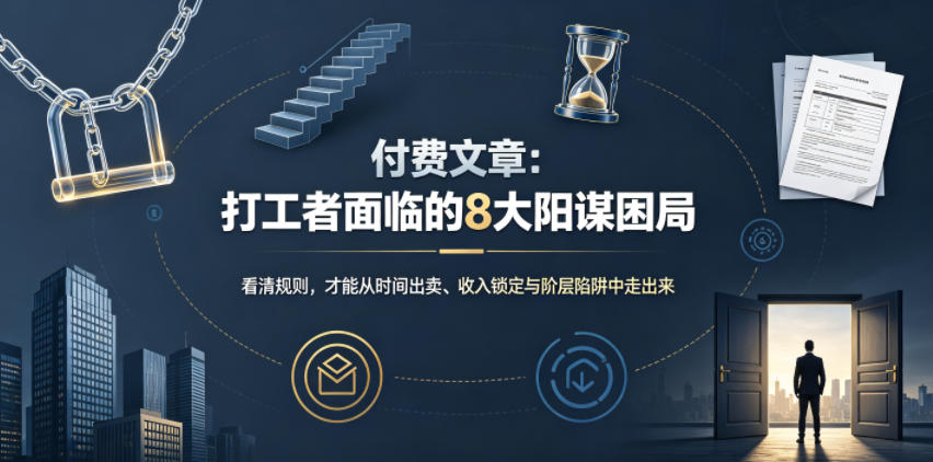 付费文章:打工者面临的8大阳谋困局力繁信息站-闲云创业网-老谢轻创网-中创网-福缘网-冒泡网-资源之家-魔方项目库力繁信息站