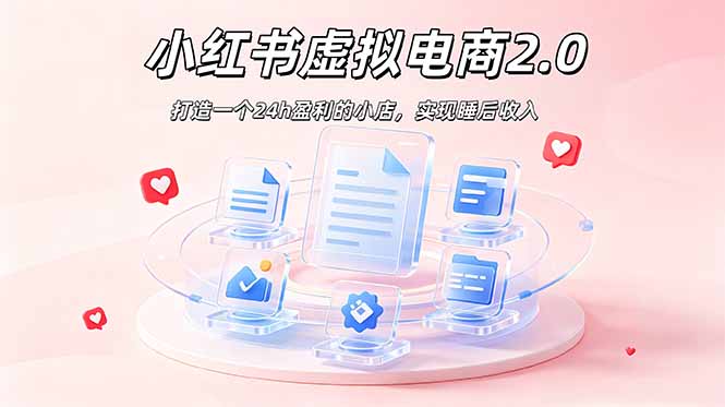 2026 年最强风口掘金项目：AI小红书虚拟电商，布局搜索流量，每日躺赚500+力繁信息站-闲云创业网-老谢轻创网-中创网-福缘网-冒泡网-资源之家-魔方项目库力繁信息站