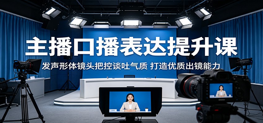 主播口播表达提升课:发声形体镜头把控谈吐气质,打造优质出镜能力力繁信息站-闲云创业网-老谢轻创网-中创网-福缘网-冒泡网-资源之家-魔方项目库力繁信息站