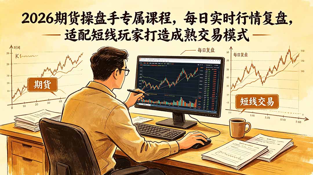 2026期货操盘手专属课程-更新6月,每日实时行情复盘,适配短线玩家打造成熟交易模式力繁信息站-闲云创业网-老谢轻创网-中创网-福缘网-冒泡网-资源之家-魔方项目库力繁信息站