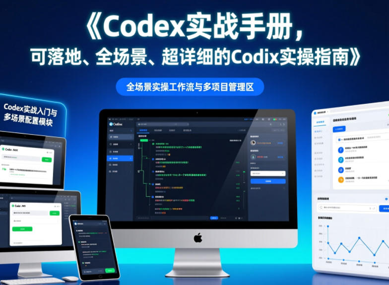 Codex实战手册，可落地、全场景、超详细的Codex实操指南力繁信息站-闲云创业网-老谢轻创网-中创网-福缘网-冒泡网-资源之家-魔方项目库力繁信息站