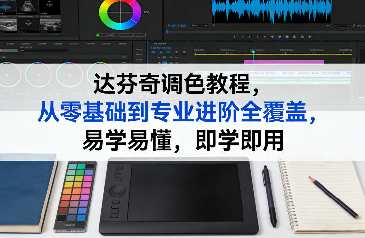 达芬奇调色教程，从零基础到专业进阶全覆盖，易学易懂，即学即用力繁信息站-闲云创业网-老谢轻创网-中创网-福缘网-冒泡网-资源之家-魔方项目库力繁信息站