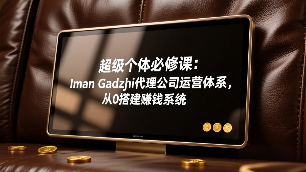 超级个体必修课：Iman Gadzhi代理公司运营体系，从0搭建赚钱系统力繁信息站-闲云创业网-老谢轻创网-中创网-福缘网-冒泡网-资源之家-魔方项目库力繁信息站