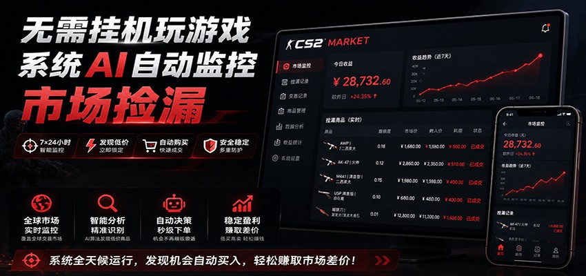 系统AI自动监控市场捡漏,不用玩游戏,只需要一部手机,支持任何形式数据验证力繁信息站-闲云创业网-老谢轻创网-中创网-福缘网-冒泡网-资源之家-魔方项目库力繁信息站