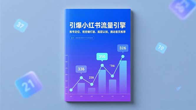 引爆小红书流量引擎，账号定位、视觉锤打造、底层认知，撬动首页推荐力繁信息站-闲云创业网-老谢轻创网-中创网-福缘网-冒泡网-资源之家-魔方项目库力繁信息站