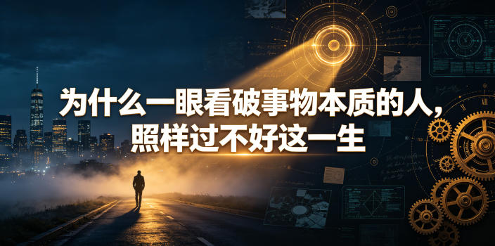付费文章：为什么一眼看破事物本质的人，照样过不好这一生力繁信息站-闲云创业网-老谢轻创网-中创网-福缘网-冒泡网-资源之家-魔方项目库力繁信息站