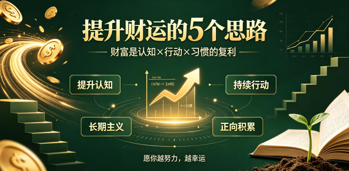 付费文章:提升财运的5个思路——财富是认知x行动x习惯的复利,愿你越努力,越幸运力繁信息站-闲云创业网-老谢轻创网-中创网-福缘网-冒泡网-资源之家-魔方项目库力繁信息站