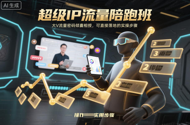 超级IP流量陪跑班，大V流量密码倾囊相授，可直接落地的实操步骤力繁信息站-闲云创业网-老谢轻创网-中创网-福缘网-冒泡网-资源之家-魔方项目库力繁信息站
